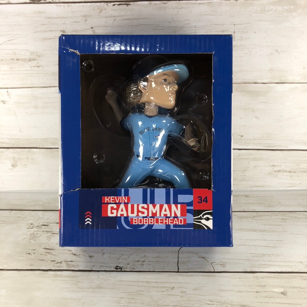 NEW Toronto Blue Jays Kevin Gausman Bobblehead MLB SGA Powder Blue Uniform #34